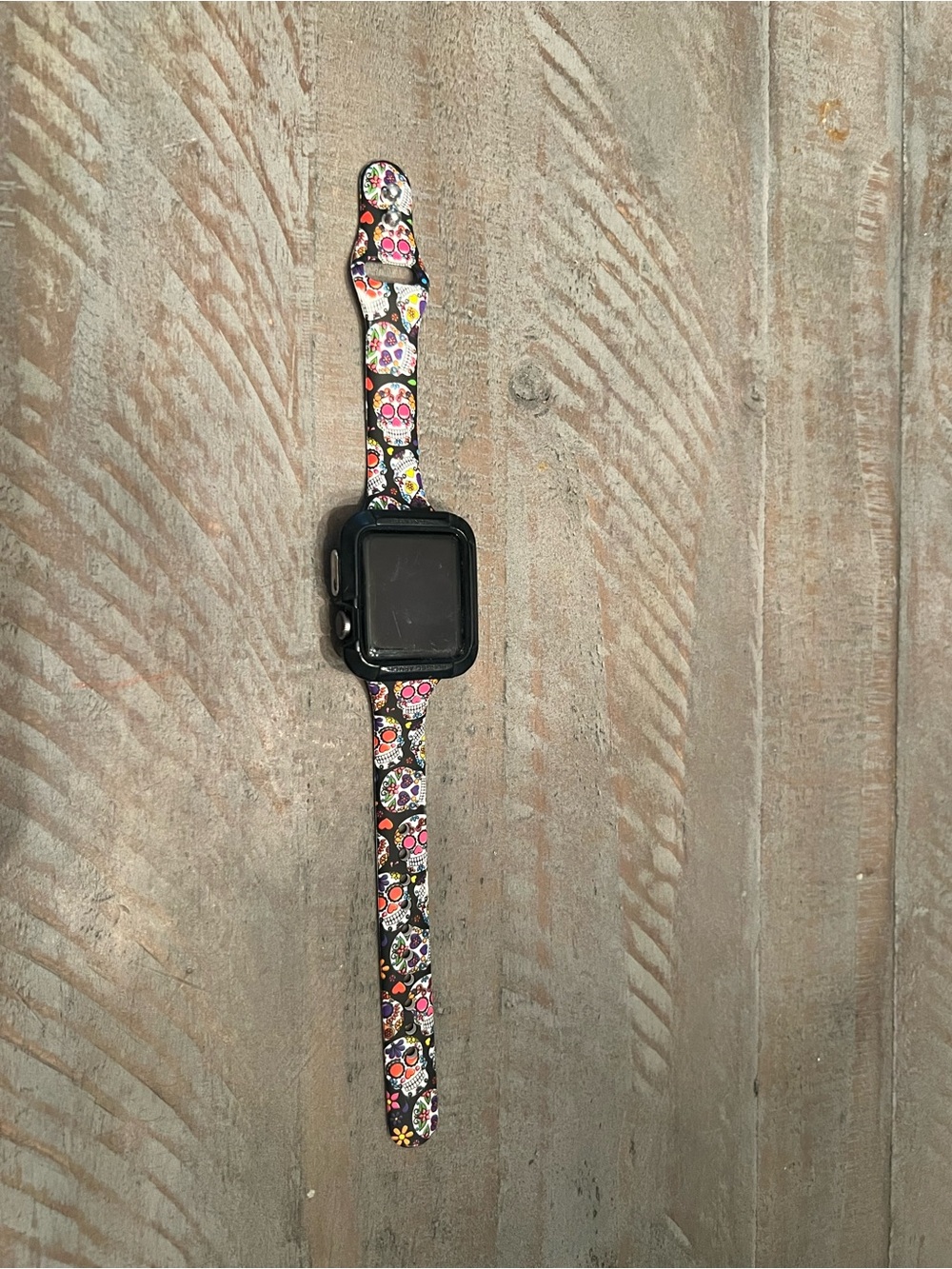 Colorful Candy Skull Print Band